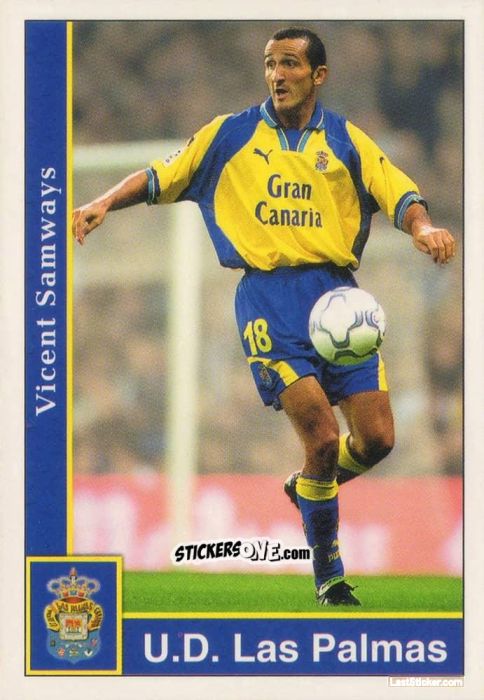 Sticker Samways - Las Fichas De La Liga 2001-2002 n. 225 - Mundicromo