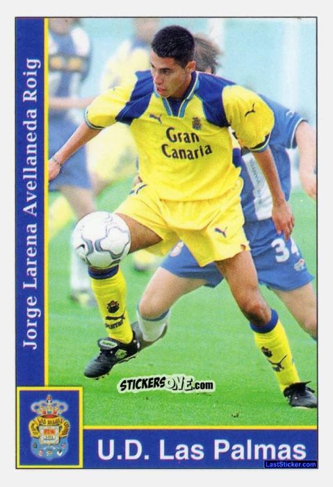 Figurina Jorge - Las Fichas De La Liga 2001-2002 n. 226 - Mundicromo