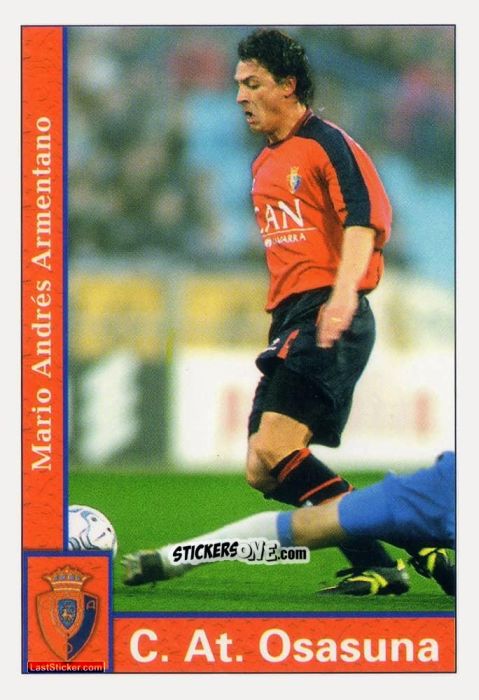 Figurina Armentano - Las Fichas De La Liga 2001-2002 n. 313 - Mundicromo