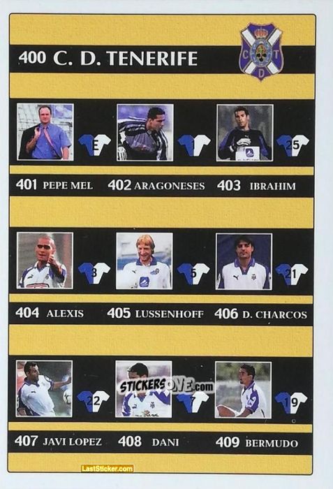 Sticker Levante - Las Fichas De La Liga 2001-2002 n. 430 - Mundicromo