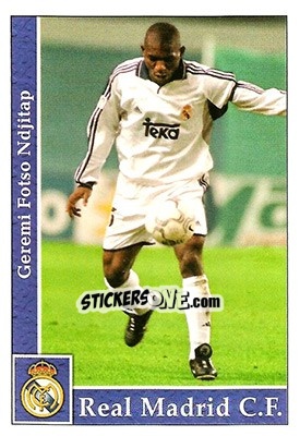 Sticker Geremi - Las Fichas De La Liga 2001-2002 n. 469 - Mundicromo