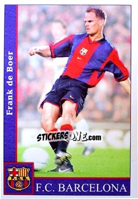 Cromo F.de Boer - Las Fichas De La Liga 2001-2002 n. 472 - Mundicromo