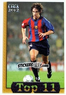Sticker Puyol - Las Fichas De La Liga 2001-2002 n. 584 - Mundicromo