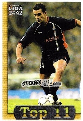 Sticker Juanfran - Las Fichas De La Liga 2001-2002 n. 587 - Mundicromo