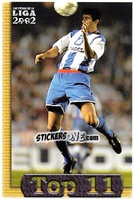 Sticker Valerón - Las Fichas De La Liga 2001-2002 n. 589 - Mundicromo