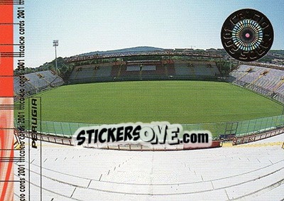 Sticker Stadio Curi - Calcio Cards 2000-2001 n. 13 - Panini