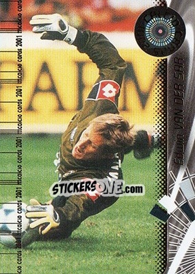 Sticker Edwin van der Sar - Calcio Cards 2000-2001 n. 25 - Panini