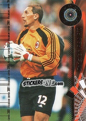 Sticker Christian Abbiati - Calcio Cards 2000-2001 n. 28 - Panini