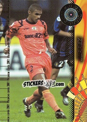 Sticker Juarez - Calcio Cards 2000-2001 n. 47 - Panini