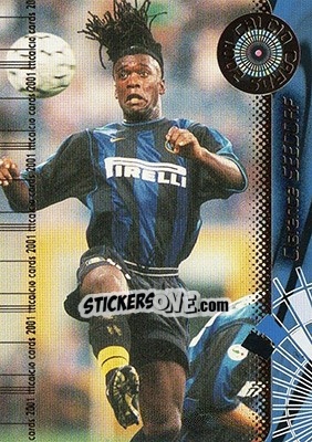 Sticker Clarence Seedorf - Calcio Cards 2000-2001 n. 58 - Panini