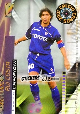 Sticker Rui Costa - Calcio Cards 2000-2001 - Panini