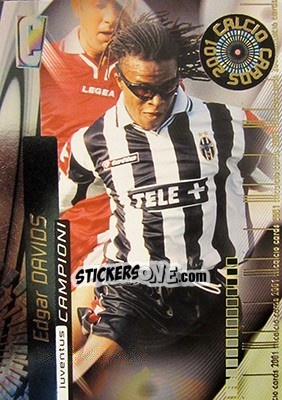 Sticker Edgar Davids - Calcio Cards 2000-2001 n. 94 - Panini