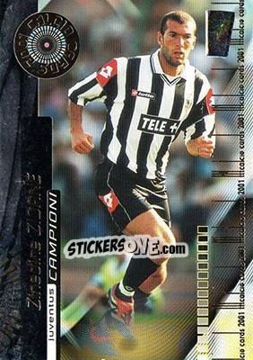 Cromo Zinedine Zidane - Calcio Cards 2000-2001 - Panini