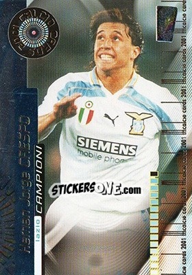 Sticker Hernan Crespo - Calcio Cards 2000-2001 n. 97 - Panini