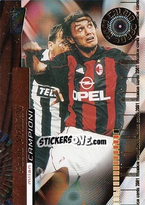 Cromo Paolo Maldini - Calcio Cards 2000-2001 - Panini