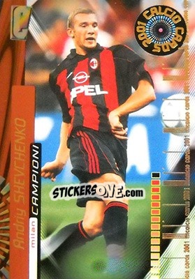 Sticker Andriy Shevchenko - Calcio Cards 2000-2001 n. 102 - Panini