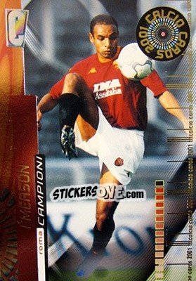 Sticker Emerson - Calcio Cards 2000-2001 n. 107 - Panini