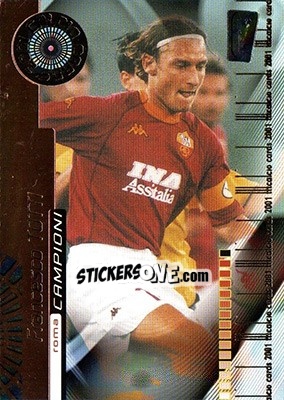 Sticker Francesco Totti - Calcio Cards 2000-2001 n. 108 - Panini