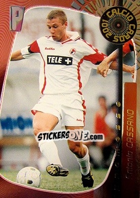 Sticker Antonio Cassano - Calcio Cards 2000-2001 n. 110 - Panini