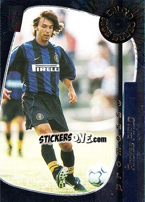 Sticker Andrea Pirlo - Calcio Cards 2000-2001 n. 114 - Panini