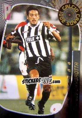 Sticker Gianluca Zambrotta - Calcio Cards 2000-2001 n. 115 - Panini
