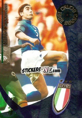 Sticker Fabio Cannavaro - Calcio Cards 2000-2001 n. A2 - Panini