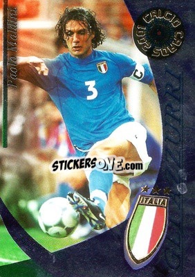 Sticker Paolo Maldini - Calcio Cards 2000-2001 n. A3 - Panini