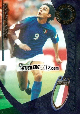 Sticker Filippo Inzaghi - Calcio Cards 2000-2001 n. A11 - Panini