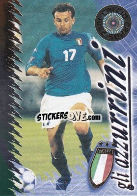 Cromo Cristiano Zanetti - Calcio Cards 2000-2001 n. A17 - Panini
