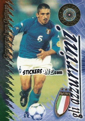 Sticker Gennaro Gattuso - Calcio Cards 2000-2001 n. A18 - Panini