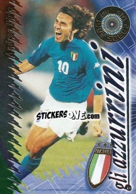 Sticker Andrea Pirlo - Calcio Cards 2000-2001 n. A22 - Panini