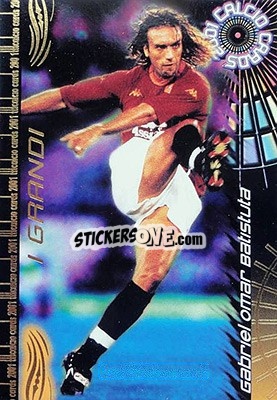 Sticker Gabriel Batistuta - Calcio Cards 2000-2001 n. G1 - Panini