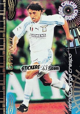 Sticker Hernan Crespo - Calcio Cards 2000-2001 n. G2 - Panini