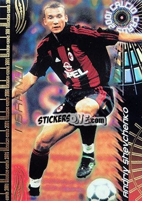 Sticker Andriy Shevchenko - Calcio Cards 2000-2001 n. G4 - Panini