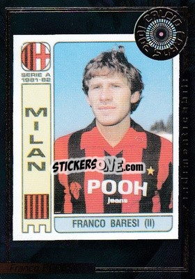 Sticker Franco Baresi - Calcio Cards 2000-2001 n. V7 - Panini