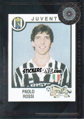 Sticker Paulo Rossi - Calcio Cards 2000-2001 n. V10 - Panini