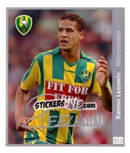 Sticker Ramon Leeuwin - Eredivisie 2010-2011 - Ah