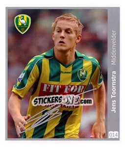 Sticker Jens Toornstra - Eredivisie 2010-2011 - Ah
