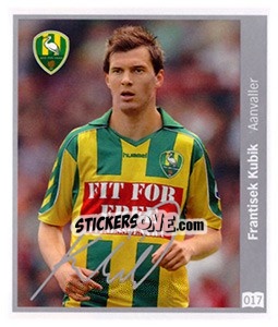 Sticker Frantisek Kubik - Eredivisie 2010-2011 n. 17 - Ah