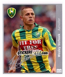 Sticker Wesley Verhoek - Eredivisie 2010-2011 - Ah