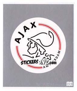 Sticker Clublogo - Eredivisie 2010-2011 n. 19 - Ah