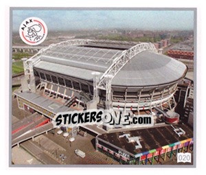 Sticker Stadion - Eredivisie 2010-2011 n. 20 - Ah