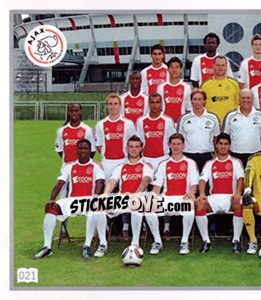 Sticker Elftafoto - Eredivisie 2010-2011 n. 21 - Ah