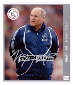 Sticker Martin Jol - Eredivisie 2010-2011 n. 23 - Ah