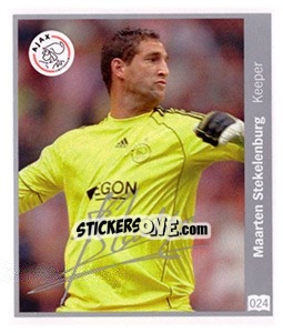 Sticker Maarten Stekelenburg - Eredivisie 2010-2011 - Ah