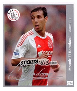 Sticker Mounir El Hamdaoui - Eredivisie 2010-2011 n. 34 - Ah