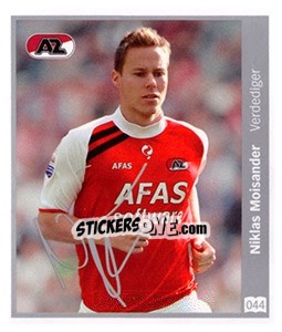 Sticker Niklas Moisander - Eredivisie 2010-2011 n. 44 - Ah