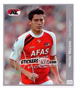 Sticker Héctor Moreno - Eredivisie 2010-2011 - Ah