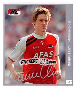 Sticker Rasmus Elm - Eredivisie 2010-2011 n. 47 - Ah