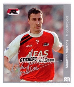 Sticker Maarten Martens - Eredivisie 2010-2011 n. 49 - Ah
